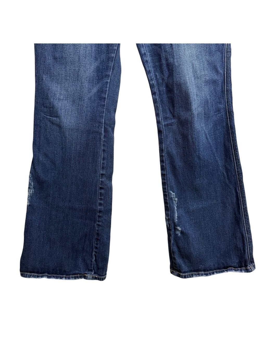 KanCan Bootcut Jeans Size 13/30 Distressed Medium Wash Stretch Denim - Picture 3 of 9